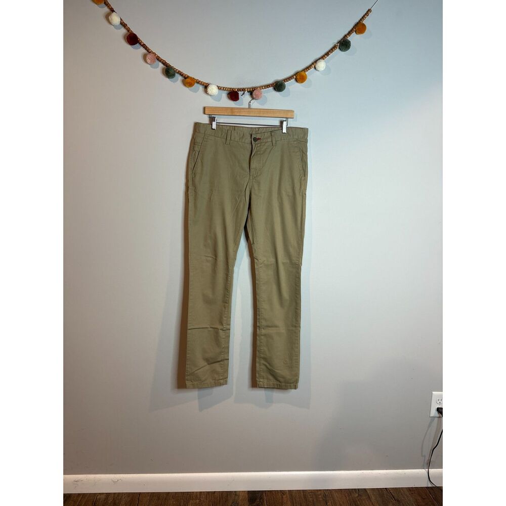 Allen Solly Smart Fit khaki dress pants